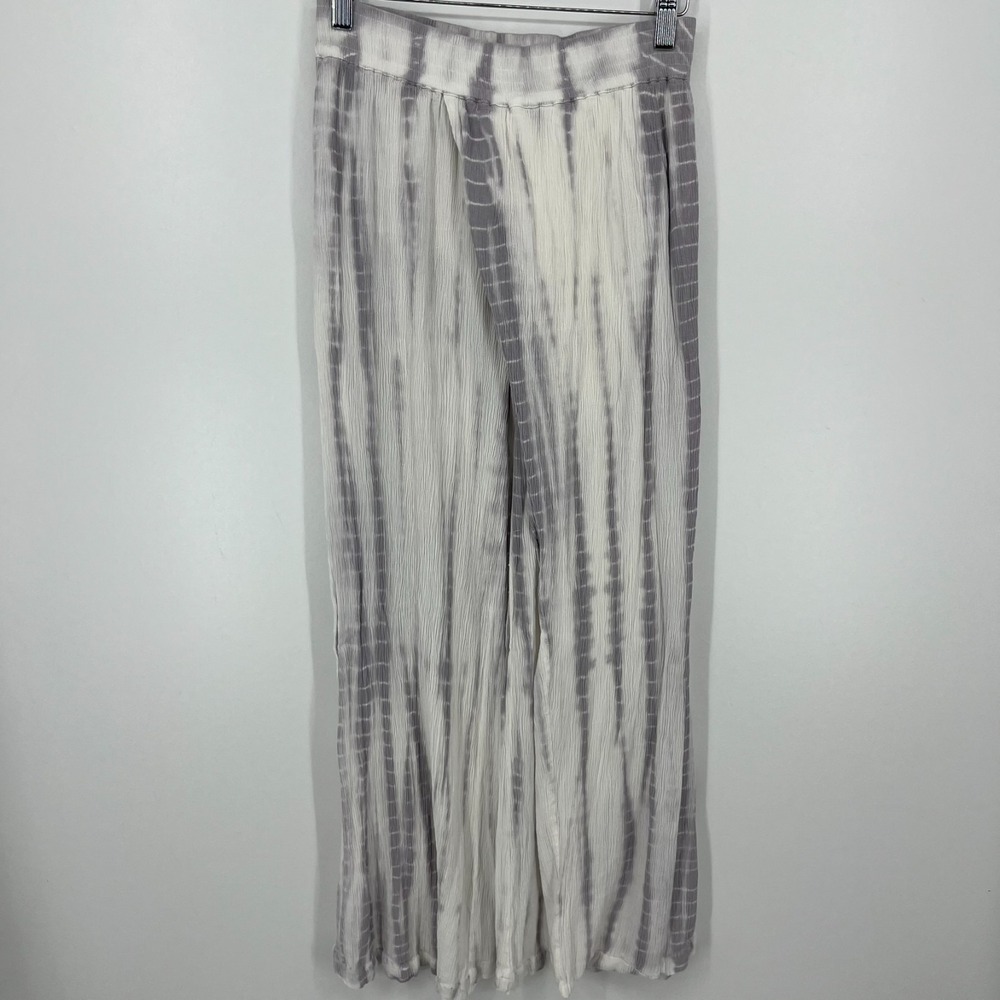 Anthropologie Mermaid Beachcomber Pants Women's XS White Purple Beach‎ Stretch